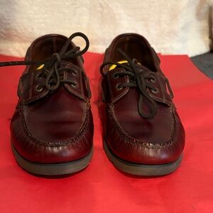 Sperry Men's Dark Brown Leather Boat Shoes